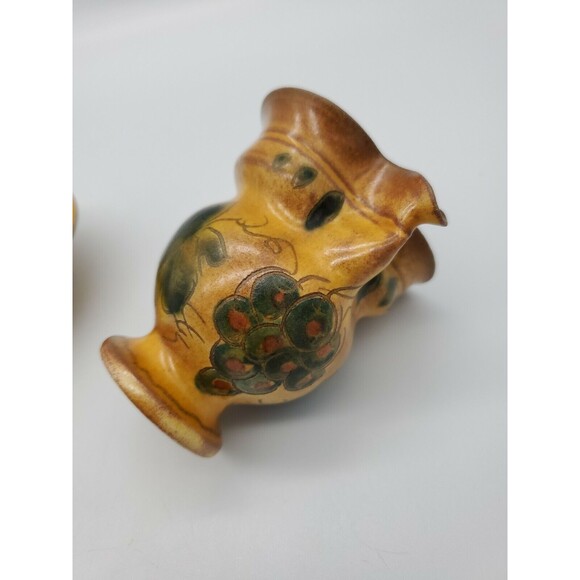 Vintage SN LIECHTENSTEIN Grapevine Leaf Pattern Mini Bowl & Pitcher Creamer - Picture 12 of 12